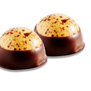 Læsø Amber Classic-chokolade, karamel og havsalt.